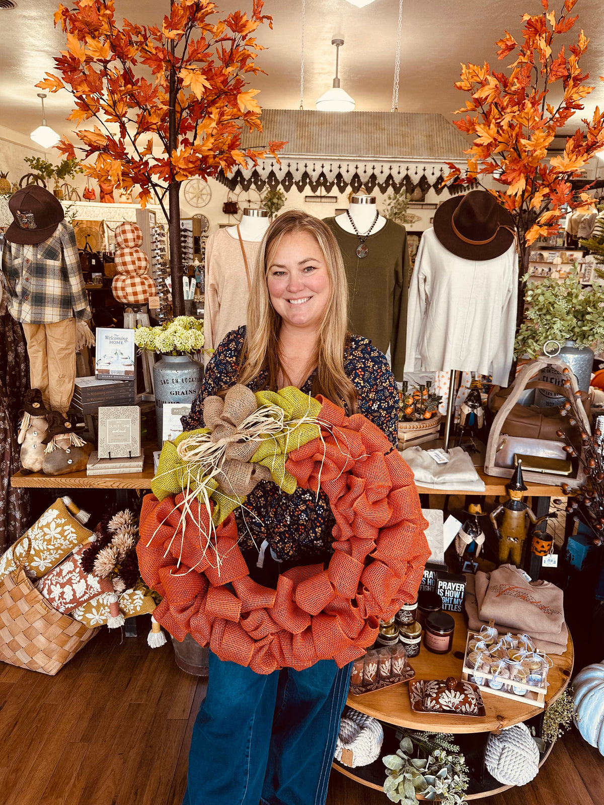 Pumpkin Wreath Class