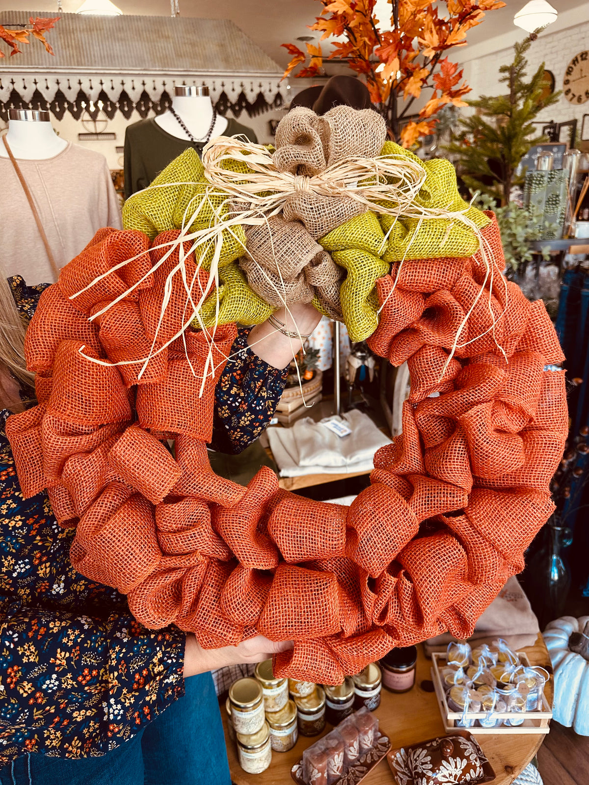 Pumpkin Wreath Class